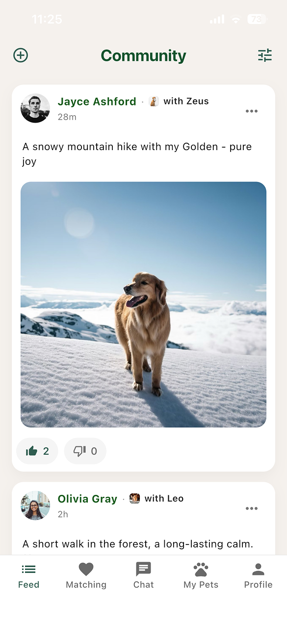 Browse multi-species posts with clear availability tags, match intents, and badges curated for your clubs.