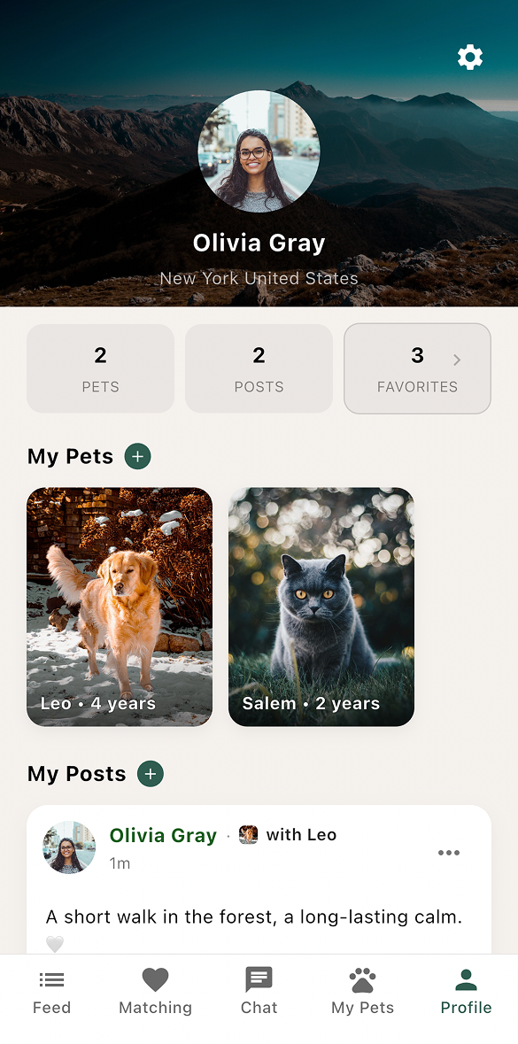 Track feeding, meds, vet visits, and milestones—everything stays synced across your trusted circle.